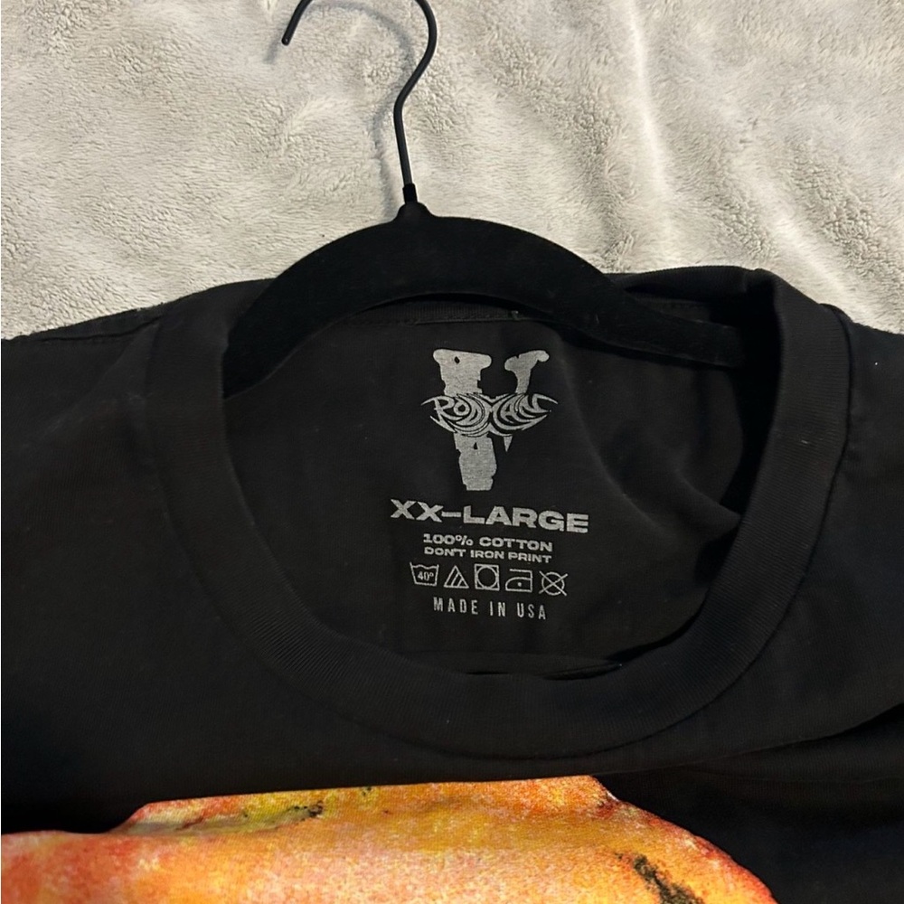 Men’s VLONE Dennis Rodman Airbrush Graphic T-Shirt Size 2XL - Picture 3 of 3